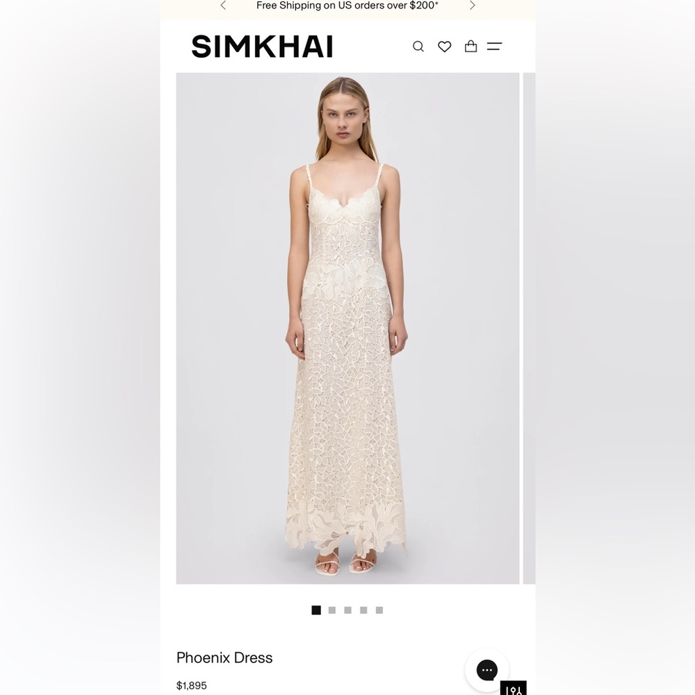 Jonathan Simkhai “Phoenix” lace dress